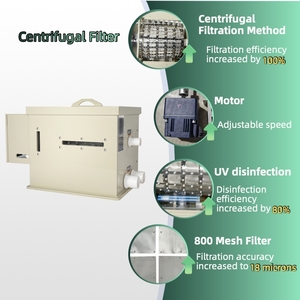 Koi AO Micro Combi rotrary trống Lọc 10m3 20m3 100m3 cá rùa bể UV lọc nước Hệ thống lọc - Product Image 2