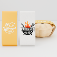 Boîte à lunch personnalisée manchon en carton emballage de récipient alimentaire à emporter à emporter manchon boîte-cadeau ventre en papier jetable