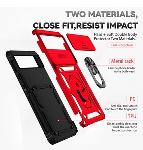 Porte-anneau de qualité fenêtre coulissante couverture antichoc étui de téléphone portable de luxe pour <span class=keywords><strong>Google</strong></span> <span class=keywords><strong>Pixel</strong></span> 6 6a <span class=keywords><strong>7</strong></span> 7a 8 <span class=keywords><strong>Pro</strong></span> étui - Product Image 2