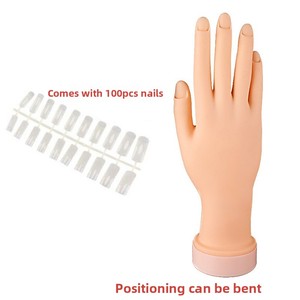 Main Artificielle d'Entraînement pour Nail Art avec Options Droite/Gauche, Caractéristiques Positionnables et Pliables, Vente en Gros Disponible - Product Image 5