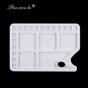 Panwenbo Art Levert 23 Putten Handpalet Wit Acrylverfpalet Aquarel Verfpaletten - Product Image 1