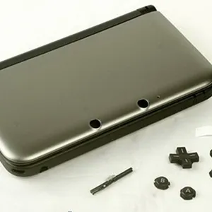 Carcasa de plata Original a estrenar para 3DS XL, para 3DS XL Case/Shell