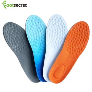 Solette per scarpe pesanti da uomo in pu super morbido cuscino da massaggio <span class=keywords><strong>suola</strong></span> <span class=keywords><strong>memory</strong></span> <span class=keywords><strong>foam</strong></span> 4d tecnologia cloud solette sportive e comfort - Product Image 5