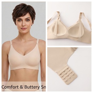 Soutien-gorge d'allaitement sexy pour femmes enceintes et mamans, à boucles frontales fines et douces, grande taille, très vendu - Product Image 2