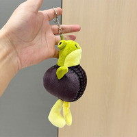 Jouets en peluche Mini Italiano Brainrot en gros, figurines d'action Tungtungtung Sahur, animaux en peluche doux, pendentif porte-clés