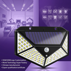 Lámpara Solar de Jardín de Alta Calidad y Bajo Precio, 100 LED, Impermeable, con Sensor de Movimiento, Luces Solares para Jardín - Product Image 1