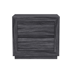 Comodino Grigio Antracite in Legno, Arredamento Moderno Minimalista per Camera da Letto - Product Image 1