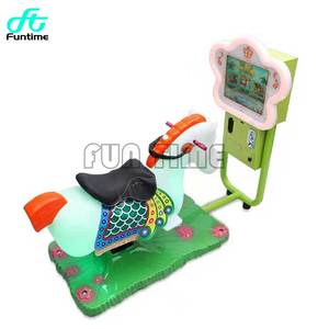 <span class=keywords><strong>Funtime</strong></span>, venta de máquina de juego que funciona con monedas para niños, máquina de juego de columpio para niños, competencia de equitación Crazy 3D - Product Image 2