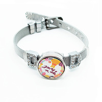 SJSB Individuelles Design Mutter Edelstahl-Armband für Sublimationsdruck Blanko zum Sublimieren auf Armband