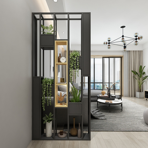 Cà phê cửa hàng nhà hàng lưu trữ giá phân vùng công nghiệp phòng khách ngăn với nhà máy đứng văn phòng phân vùng màn hình - Product Image 3