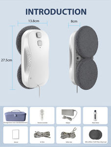 Robot Limpiacristales Inteligente, Robot <span class=keywords><strong>de</strong></span> Limpieza <span class=keywords><strong>de</strong></span> Vidrios, Aspiradora para Hogar, Hotel, Uso en Exteriores y Automóviles, Controlado por Aplicación, Totalmente Automatizado - Product Image 3