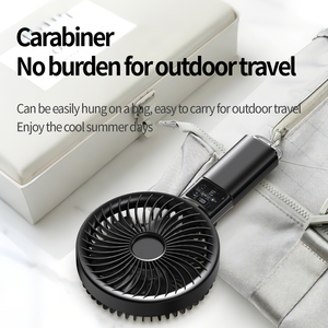 Hxtc88 Ventilateur portable pliable personnalisé haute vitesse d'été 4000mAh KC USB rechargeable, mini ventilateur de table personnel pliable à main - Product Image 6