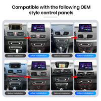 Panneau de commande style OEM Junsun pour Renault Mégane 3 2008-2014 pour Renault Fluence 2013-2016 écran Android autoradio multimédia