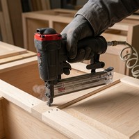 Cloueuse pneumatique Toua F32 18GA 1-1/4'' en alliage d'aluminium pour le travail du bois, la menuiserie et l'atelier