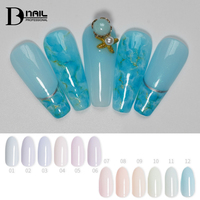 BD Macaron Gel Vernis Épais Miel Brut Transparent Non Toxique Matériel Rose Nude Français Nail Art Hema/Tpo Gratuit 1kg En Vrac