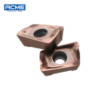 Plaquettes d'usinage carrées indexables en carbure ACME R390-11T308, revêtement PVD, lame de coupe haute précision, insert de fraisage de face, outil de tournage OEM