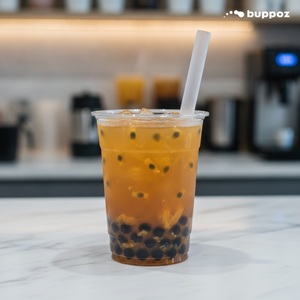 Sirop de fruit de la passion 5kg Bouteille Halal HACCP Végétarien pour Bubble Tea, Milk Tea, Magasins et Services de Restauration - Product Image 3