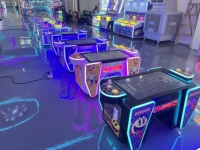 Console de jeu d'arcade à monnayeur avec Snake Bubble Shooter, Pac-Man Ball Battle et Gyro Metal