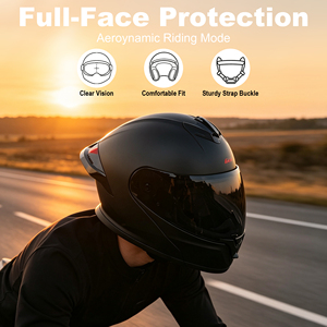 Casque de moto DOT Open Face Racing, casque de moto intégral rabattable, léger, en ABS, Casco De Moto pour la course et le tourisme - Product Image 5