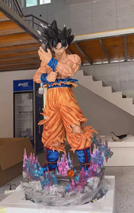 Statue <span class=keywords><strong>Son</strong></span> <span class=keywords><strong>Goku</strong></span> <span class=keywords><strong>Ultra</strong></span> <span class=keywords><strong>Instinct</strong></span> à l'échelle 1:1, sculpture en résine Dragon <span class=keywords><strong>Super</strong></span> Anime, base lumineuse LED, figurine grandeur nature pour exposition - Product Image 6
