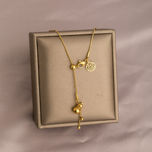 Collana in oro placcato oro 18K in acciaio inox zircone cuore lettera ciondolo collana per donne ragazze - Product Image 5