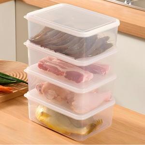 長方形プラスチックPP食品容器 蓋付き 多機能設計 射出成形 BPAフリー 1～3L容量 家庭用保存容器 - Product Image 5