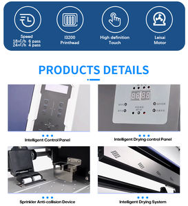 高精度 2400DPI 爱普生 I3200 环保溶剂喷墨打印机 26ppm 用于户外标牌横幅卷对卷打印 - Product Image 2