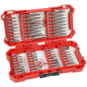Jeu de 56 embouts de perceuse électrique pour tournevis électriques et à ondes de choc, en acier S2 - Product Image 1
