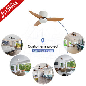 1 ventilatore da soffitto a Led stshine piccolo 36 pollici con venature del legno 3 colori per illuminazione a soffitto ventilatore da soffitto con telecomando - Product Image 5