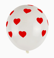 Ballons ronds en latex imprimés en sérigraphie 2 couleurs pour la Journée de la Terre