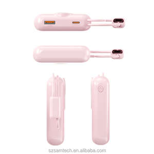 พาวเวอร์แบงค์ PD ขนาด10000mAh 22.5W แบบบางเฉียบชาร์จเร็วชุดแบตเตอรี่ขนาดเล็กอุปกรณ์เดินทางท่องเที่ยวสิ่งจำเป็นสำหรับเรือ - Product Image 6