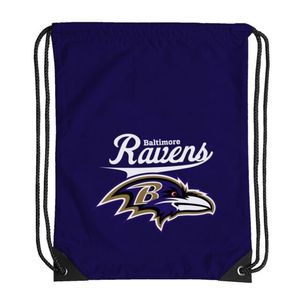 Mochila de maquillaje con cordón de Baltimore Ravens personalizada de alta calidad, Mochila deportiva para gimnasio - Product Image 1