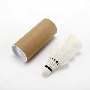 Tubes en papier biodégradables personnalisés en direct d'usine, emballage de badminton, tubes longs industriels, embouts de tubes recyclables - Product Image 5