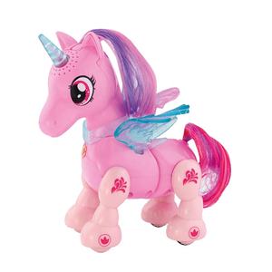W5599-8 <span class=keywords><strong>Licorne</strong></span> poney scintillante avec cornes et ailes lumineuses, sons et mouvements interactifs, votre nouveau compagnon ! Jouets cadeaux pour enfants - Product Image 3
