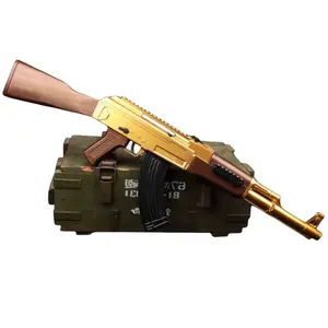 Renxiang AK74MN 74U อิเล็กทรอนิกส์โลหะเจลลูกปัดปืนของเล่นผู้ใหญ่เด็กกลางแจ้งเกม splatrball blaster โลหะเกียร์