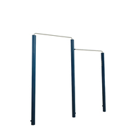Barres parallèles Jiewei JW-82 2834x114x2200mm en acier Q235, durables et résistantes, pour salle de sport commerciale intérieure/extérieure