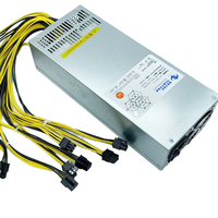 Module d'alimentation HUIYU/OEM 2U ATX 2000W pour boîtier de rig 4U 8GPU, sortie 5V/12V, interface 24 broches, serveur de bureau en rack, en stock