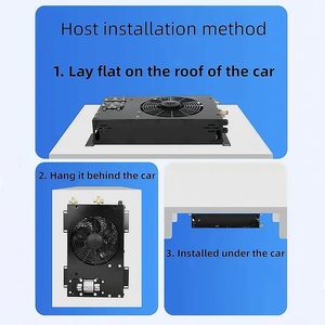 TELCOOL 12/24V Air Conditioner Hidden Underbody RV Air Conditioner/DC Silent air Conditioner for Trailers, Campers, Trucks, <strong>Vans</strong> - Product Image 3