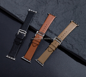 Correa Deportiva Transpirable de Cuero de Cabra Francés de Lujo Handodo con Cierre de Gancho y Bucle, Longitud de la Correa de 18 cm, Tamaño de 22 cm para Reloj - Product Image 5