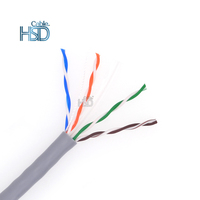 305M 1000ft Cat 6 Utp Kabel Ethernet Jaringan Lan Dalam Ruangan 24awg 26awg 2pr 4pr 0.57Mm 0.56Mm Cat6