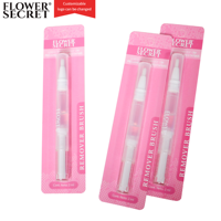 Stylo Dissolvant de Colle à Cils Flower Secret 2ml Gel d'Aloe Vera Dissolution Rapide OEM/ODM Disponible Distributeurs Recherchés