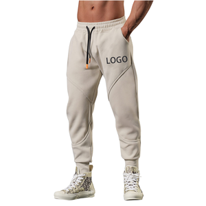 Pantalon de sport décontracté pour hommes Automne Hiver Logo personnalisé Coupe ample Couture tridimensionnelle Fitness Running Training - Product Image 1