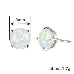 Orecchini a perno lucidi da donna, design minimalista, accessori per l'orecchio da indossare tutti i giorni - Product Image 4