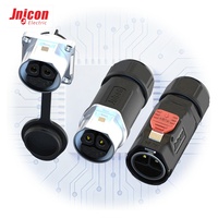 Connecteur hybride mâle/femelle 30A 5A à verrouillage rapide, étanche IP67, MJ24 2+5 broches pour module LED, éclairage intelligent, pour OEM ODM personnalisé