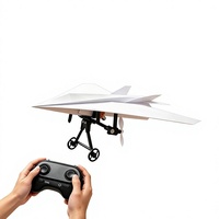Kit de montage de drone RC en papier DIY, modèle d'avion durable et résistant aux chutes, accessoires de mise à niveau