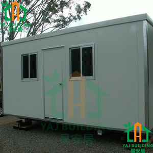 Contenedor personalizado de 20 pies, casa pequeña desmontable prefabricada para oficina, Villa <span class=keywords><strong>Modular</strong></span> de diseño, cabina portátil para exteriores, casa prefabricada - Product Image 1