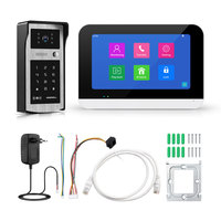 Système d'interphone vidéo Wifi pour bâtiment avec application intelligente Tuya multilingue, fabriqué en Chine, avec moniteur intérieur de 7 pouces, PST-DB10-IDS