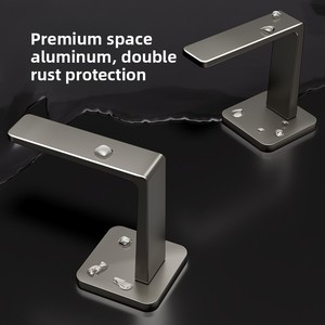 Support mural en aluminium pour couvercles de casseroles, <span class=keywords><strong>sans</strong></span> perçage, pour planches à découper et casseroles - Vente chaude - Product Image 4