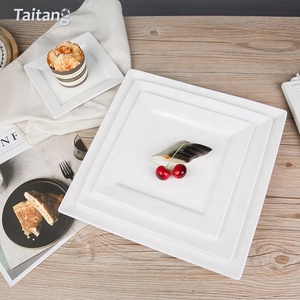 Blanco, placas de cerámica <span class=keywords><strong>restaurante</strong></span> de cerámica de porcelana de la placa de la cena en <span class=keywords><strong>el</strong></span> Hotel - Product Image 6