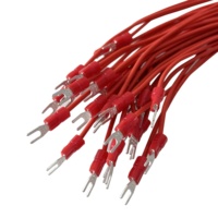 Kustom JST VH 3.96Mm 2 Pin Ke Garpu Kawat Teminal dengan Kabel AWG18